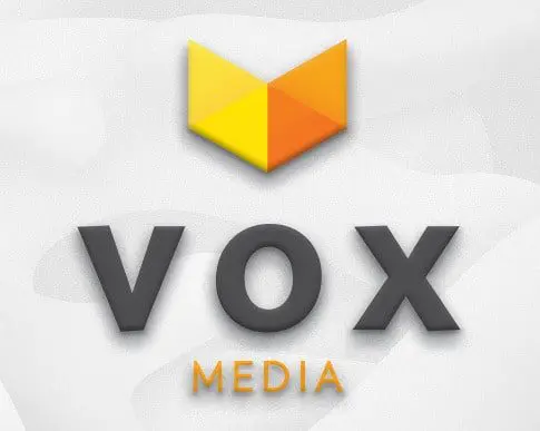 A logo of vox media, which is an agency.