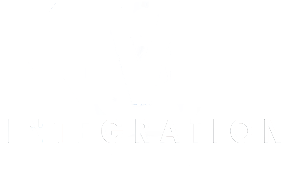 A green and white logo for kml integration